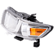 Driver Side Headlight, without Bulb, Halogen, Clear Lens, Base Model, CAPA Certified