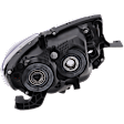 Driver Side Headlight, without Bulb, Halogen, Clear Lens, Base Model, CAPA Certified