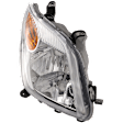 Passenger Side Headlight, without Bulb, Halogen, Clear Lens, Base Model