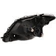 Passenger Side Headlight, without Bulb, Halogen, Clear Lens, Base Model