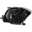 Passenger Side Headlight, without Bulb, Halogen, Clear Lens, Base Model