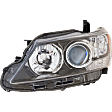 Driver Side Headlight, without Bulb, Halogen, Clear Lens, Base Model