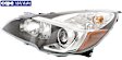 Driver Side Headlight, with Bulb, Halogen, Clear Lens, Black Interior, CAPA Certified