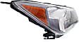 Passenger Side Headlight, with Bulb, Halogen, 2.0L Engine Models, Clear Lens, Gray Interior