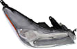 Passenger Side Headlight, with Bulb, Halogen, 2.0L Engine Models, Clear Lens, Gray Interior