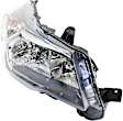 Passenger Side Headlight, with Bulb, Halogen, 2.0L Engine Models, Clear Lens, Gray Interior, CAPA Certified