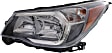 Driver Side Headlight, with Bulb, Halogen, 2.0L Engine Models, Clear Lens, Gray Interior