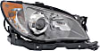 Passenger Side Halogen Headlight, With bulb(s), OE Replacement, CAPA Certified