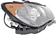 Passenger Side Halogen Headlight, With bulb(s), OE Replacement, CAPA Certified