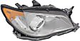 Passenger Side Halogen Headlight, With bulb(s), OE Replacement, CAPA Certified
