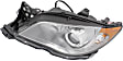 Driver Side Halogen Headlight, With bulb(s), OE Replacement, CAPA Certified