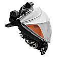 2015-2017 Subaru Outback - Passenger Side Headlight, with Bulb, Halogen, Clear Lens, Chrome Interior, 4 Cyl., 2.5L Engine