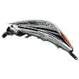 2015-2017 Subaru Outback - Passenger Side Headlight, with Bulb, Halogen, Clear Lens, Chrome Interior, 4 Cyl., 2.5L Engine