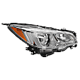 Passenger Side Headlight, with Bulb, Halogen, Clear Lens, Chrome Interior, 4 Cyl., 2.5L Engine, CAPA Certified