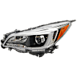 2015-2017 Subaru Outback - Driver Side Headlight, with Bulb, Halogen, Black Interior, CAPA Certified