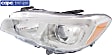 Driver Side Headlight, with Bulb, Halogen, Clear Lens, CAPA Certified