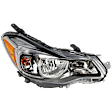 Passenger Side Headlight, with Bulb, Halogen, Clear Lens