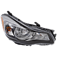 Passenger Side Headlight, with Bulb, Halogen, Clear Lens