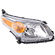Passenger Side Halogen Headlight, Without bulb(s), OE Replacement, CAPA Certified