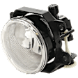 Front, Driver or Passenger Side Halogen Fog Light, With bulb(s), CAPA Certified