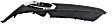 2013 Subaru Legacy - Front, Passenger Side Fog Light Trim, Textured Black