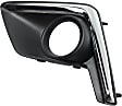 Front, Passenger Side Fog Light Trim, Textured Black