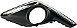 Front, Passenger Side Fog Light Trim, Textured Black