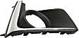 Front, Passenger Side Fog Light Trim, Textured Black