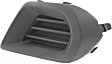 Front, Passenger Side Fog Light Cover, Textured Black