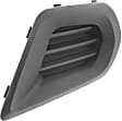 Front, Passenger Side Fog Light Cover, Textured Black