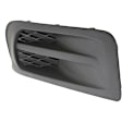 Front, Passenger Side Fog Light Cover, Textured Black