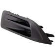 Front, Driver Side Fog Light Cover, Textured Black