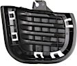 Front, Driver Side Fog Light Cover, Textured Black, Base Model