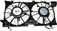 OE Replacement Radiator Fan, 2.5L, 4Cyl, Dual fan