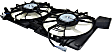OE Replacement Radiator Fan, 2.5L, 4Cyl, Dual fan