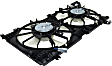 OE Replacement Radiator Fan, 2.5L, 4Cyl, Dual fan