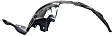 Front, Passenger Side Fender Liner, 4 Cyl., 2.5L Engine