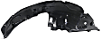Front, Passenger Side Fender Liner, 4 Cyl., 2.5L Engine