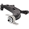 Front, Passenger Side, Lower Control Arm, Non-Adjustable, Non-Greasable, With ball joint(s)