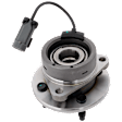 Front, Driver or Passenger Side Wheel Hub, With Bearing, With Sensor, 4 Lugs, 4-Wheel ABS