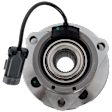 Front, Driver or Passenger Side Wheel Hub, With Bearing, With Sensor, 4 Lugs, 4-Wheel ABS