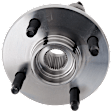 Front, Driver or Passenger Side Wheel Hub, With Bearing, With Sensor, 4 Lugs, 4-Wheel ABS