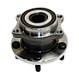 Rear, Driver or Passenger Side Wheel Hub, With Bearing, 5 x 4.5 in. Bolt Pattern, AWD