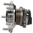 Rear, Driver or Passenger Side Wheel Hub, With Bearing, 5 x 4.5 in. Bolt Pattern, 4 Cyl., 2.0L Engine, FWD