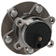 Rear, Driver or Passenger Side Wheel Hub, With Bearing, 5 x 4.5 in. Bolt Pattern, 4 Cyl., 2.0L Engine, FWD