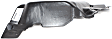 Driver Side Engine Splash Shield, 4 Cyl., 2.5L Engine