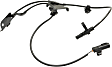 Front, Passenger Side ABS Speed Sensor Sold individually