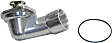 Thermostat Housing - Stainless Steel, Direct Fit, Sold individually, Gas