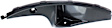 Rear, Driver Side Bumper Cover Support, Base Model