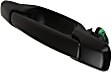 Front, Driver Side Textured Black Exterior Door Handle, Without Key Hole